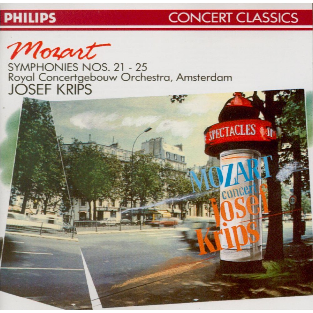 MOZART - Krips - Symphonie n°21 en la majeur K.134